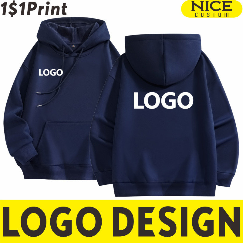 Embroidery Design Logo - 男性と女性のためのベルベットパーカー,暖かい服,会社チーム,スウェットシャツ,カジュアル,刺embroideryプリント,ブランドデザイン,カスタムロゴ,冬