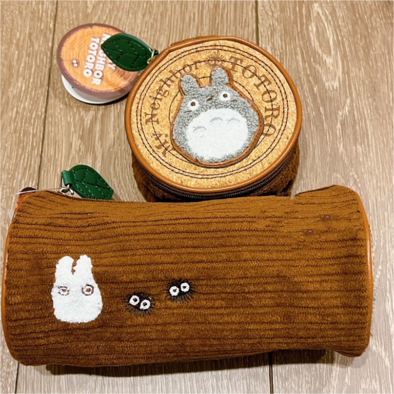 となりのトトロかわいい漫画刺繍ラウンドコーデュロイ鉛筆バッグ - Embroidery Online のレビューと価格