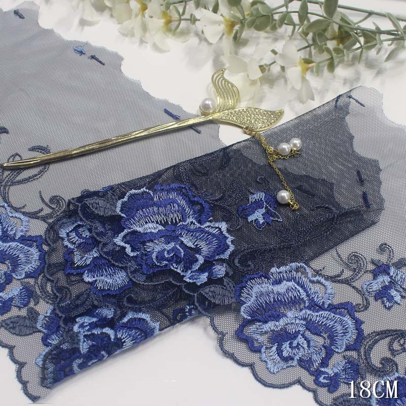 女性のための花柄の刺繍レーストリム,黄色,紫,ピンク,青,ラ - Embroidery Yellow Dress のレビューと価格
