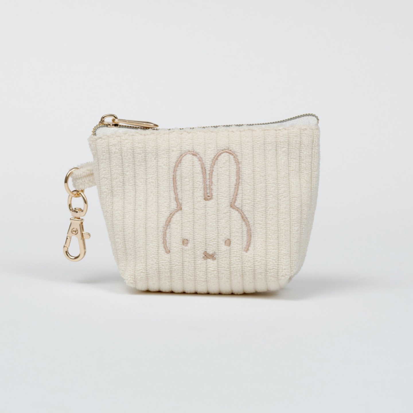 かわいいミッフィーのウサギ柄コーデュロイ刺繍コインケース、ク - Embroidery Bag のレビューと価格