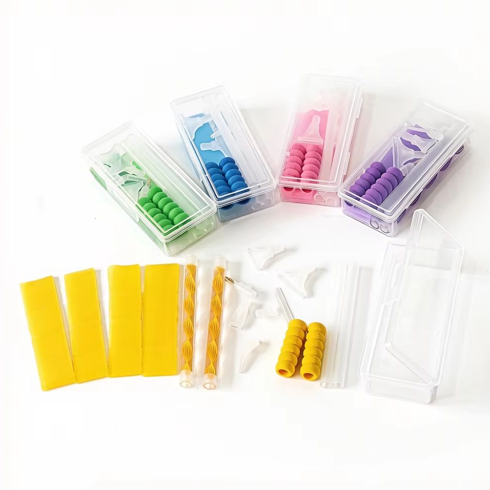 5Dダイヤモンドペイントツールキット。5色のDIYダイヤモン - Embroidery Garments のレビューと価格
